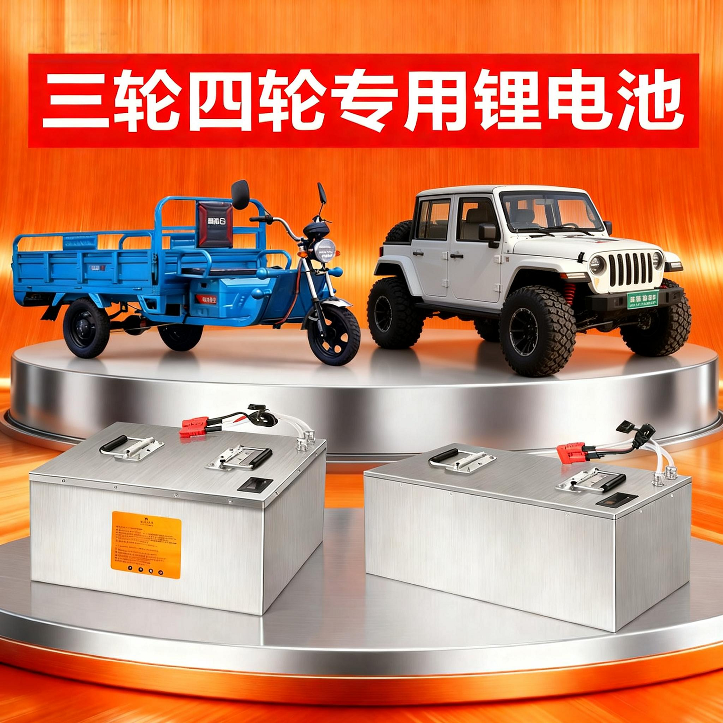 三四轮车锂电池60v72v伏电动车低速四轮车48v磷酸铁锂电瓶宁德,淘宝优惠券,粉丝福利购,淘宝优惠卷