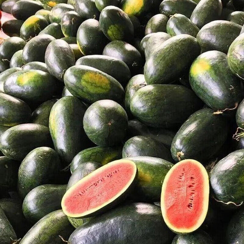 正宗麒麟黑美人西瓜新鲜8424黑皮西瓜整箱水果高山美人冰糖心西瓜,淘宝优惠券,粉丝福利购,淘宝优惠卷