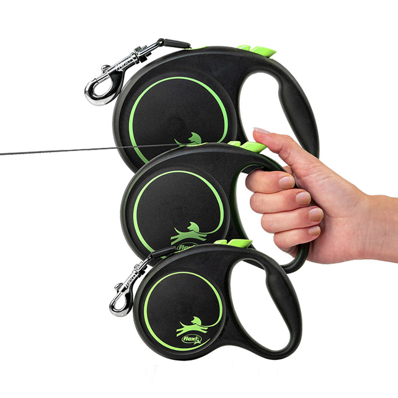 福莱希旗舰店 flexi狗狗牵引绳狗绳狗链遛狗宠物自动伸缩酷黑系列,淘宝优惠券,粉丝福利购,淘宝优惠卷