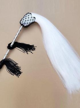 太监拂尘太极拂尘仿马尾浮尘真马尾健身拂子太极佛尘厂家直销