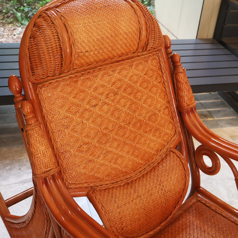 老人真藤可坐可躺逍遥椅庭院新中式懒人藤椅休闲结实逍遥护腰摇椅,淘宝优惠券,粉丝福利购,淘宝优惠卷