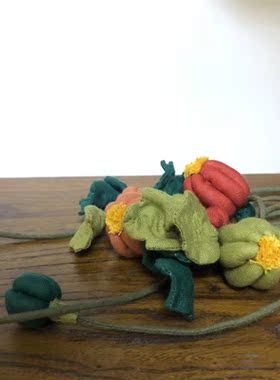 金瓜纳福 挂饰/项链/挂件/创意饰品 布艺手作