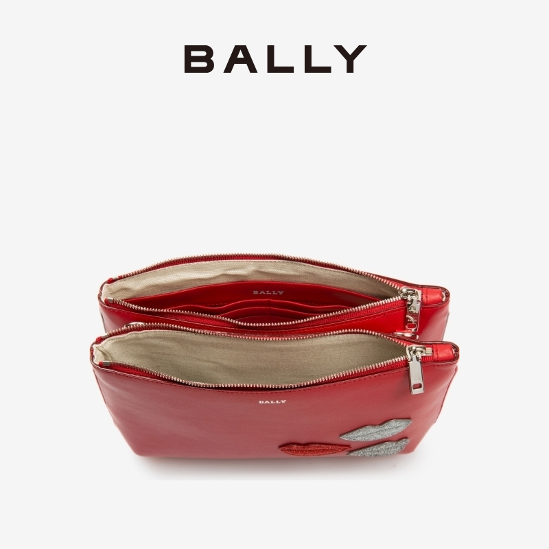 【618预先尊享】Bally/巴利CRICE.LY女士红色皮革迷你包6234299 - 图2