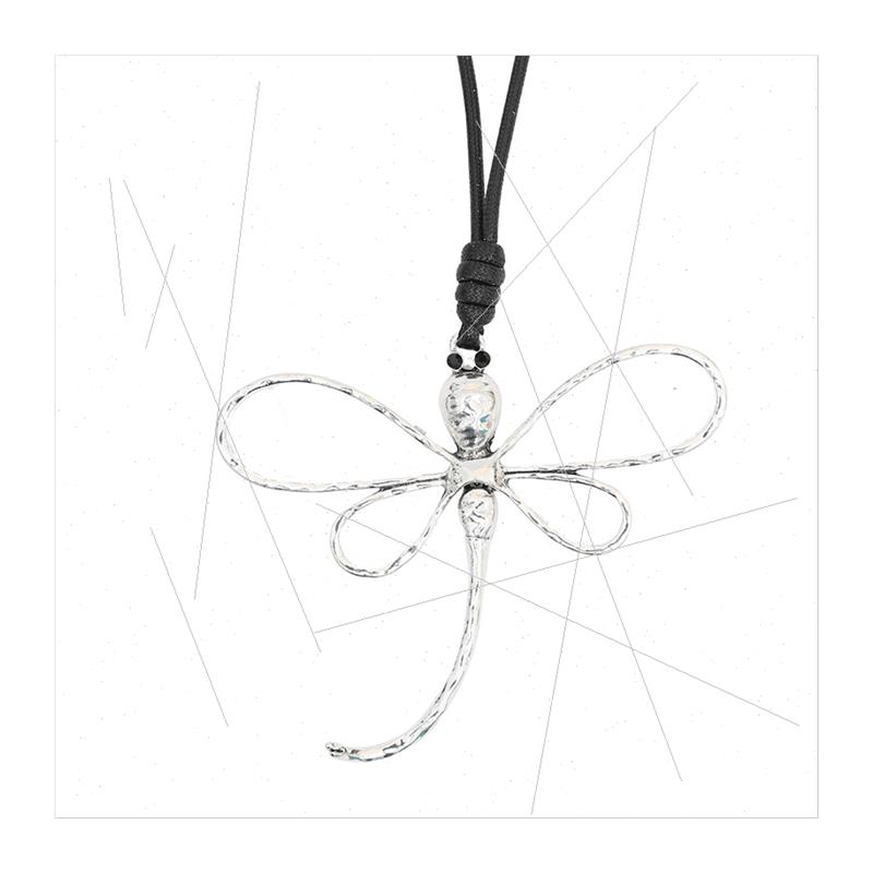 Dragonfly shape Europe ladies popular nd pendant long metal - 图3