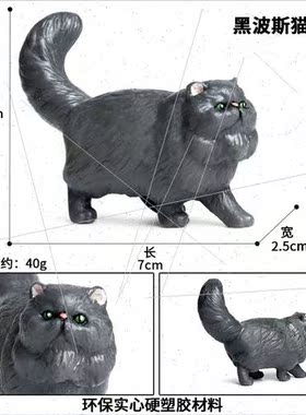 Animal solid plastic static Persian cat house cats pet cats