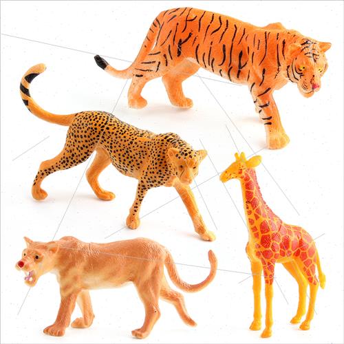 Animal toy model 12 small hollow simulation animal world wil - 图2