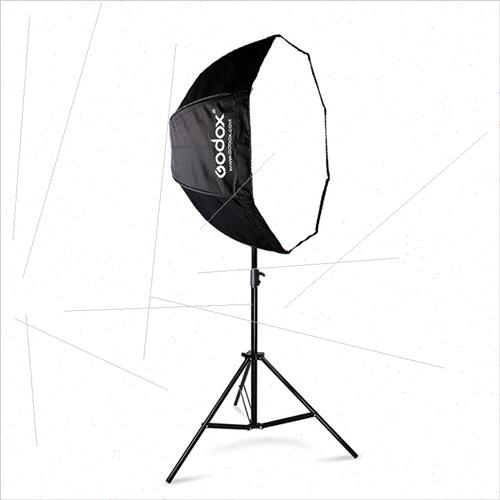 Octagonal Softbox 80cm+D Mount+2.8m ght StHot Shoe Flash Umb - 图0