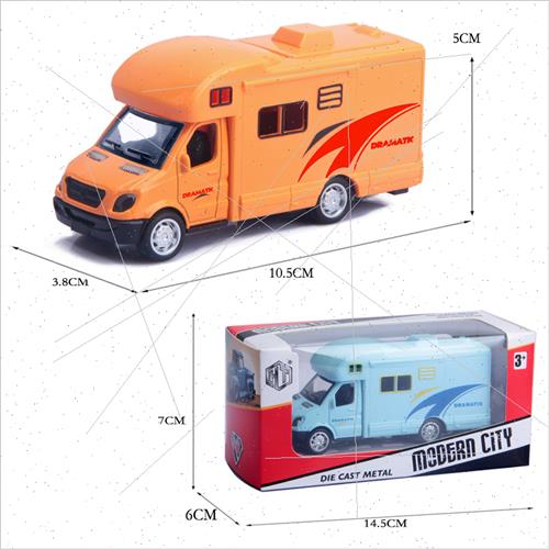 Children toy car Alloy wh function Traveling caravan model w - 图1