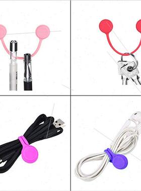 Creative magnet earphone type cable winder cell phone headse