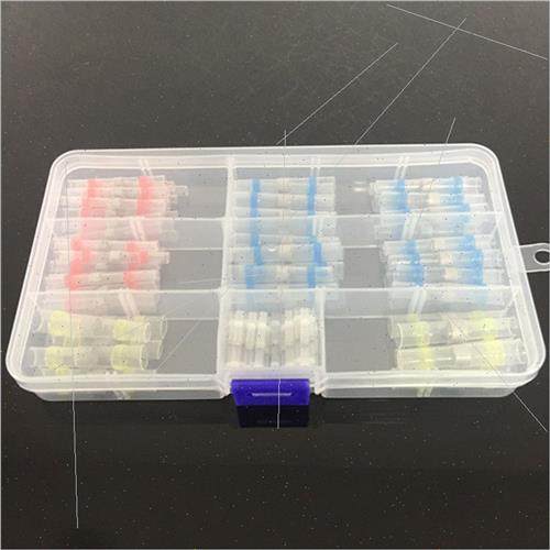 100pcs Heat Shrinkable WaterproSolder Ring Boxed Terminals - 图0