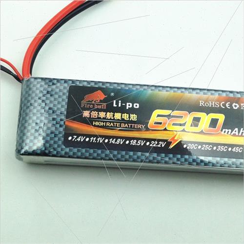 Fire Ox 7.4V 6200mAh 6000mAh 2S 30C A-grade battery cell car - 图1