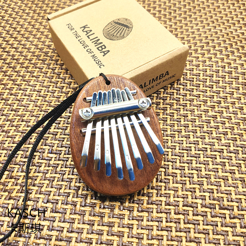 迷你小8音小10音板式拇指琴手指钢琴礼品实木初学者学生小卡林巴 - 图1