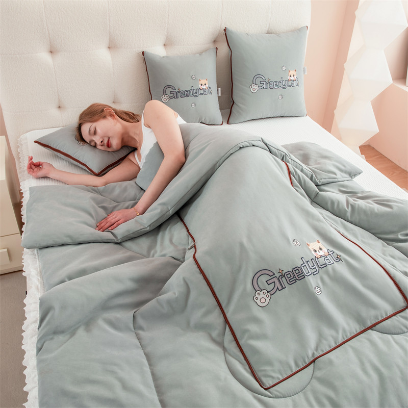 折叠抱枕被子两用车载靠垫枕头被办公室沙发午睡空调夏凉被二合一,淘宝优惠券,粉丝福利购,淘宝优惠卷