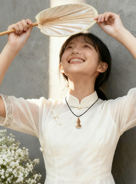 原创宝石小葫芦项链新中式镀金红色星星葫芦吊坠送女朋友生日礼物