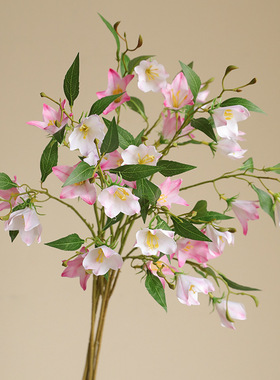 仿真新款风铃桔梗花装饰摆件