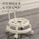 Universal wheel small stool, home shoe changing stool, comfortable for long periods of sitting