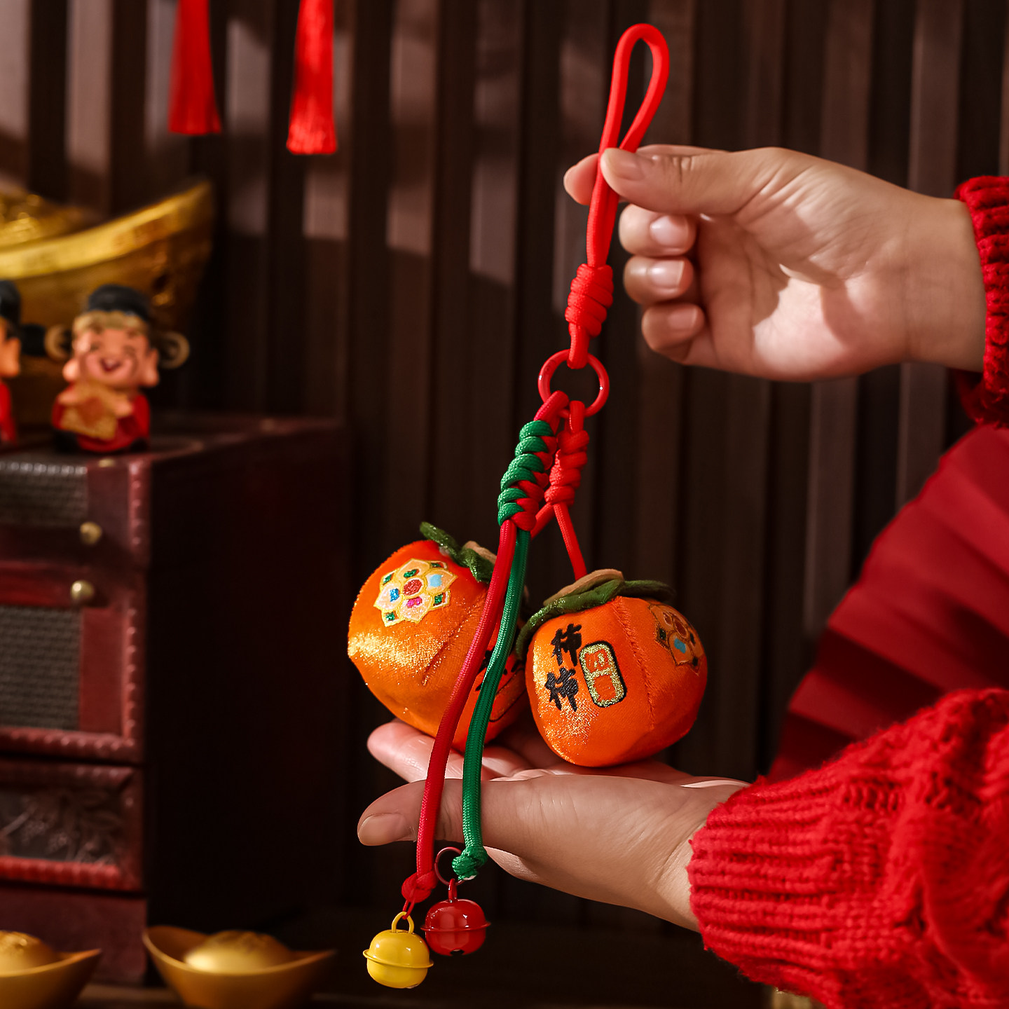 2026柿柿如意挂件新年装饰用品春节挂饰氛围布置用品过年屋内挂饰,淘宝优惠券,粉丝福利购,淘宝优惠卷