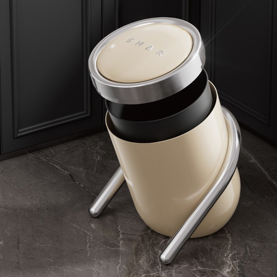 Newly upgraded light luxury inclined trash can for home use with large capacity