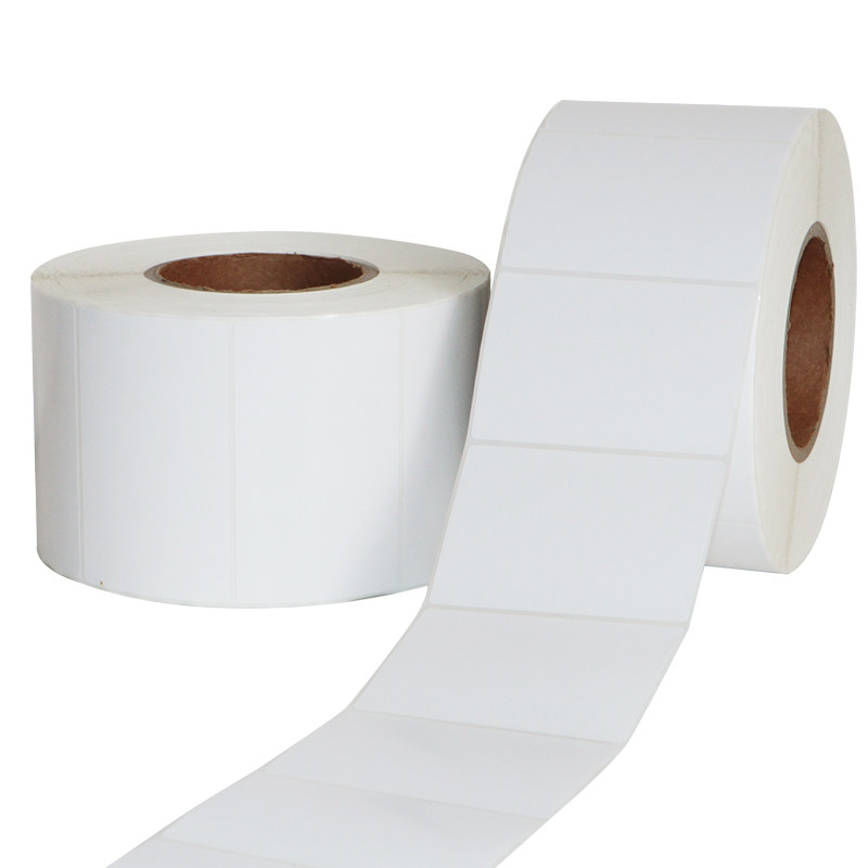 艾利76卷芯铜版标签pp合成条码纸工业打印机自动贴标空白打印贴纸30*100仓储快递物流设备防水背胶纸定制印刷,淘宝优惠券,粉丝福利购,淘宝优惠卷