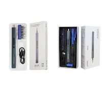 Screwdriver Set with LED Lights 330mAh USB Rechargeable for