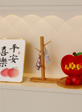 装饰摆件笨鸟创意树脂果盘