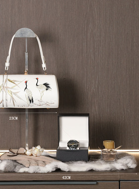 意式东方中式女士样板间衣帽间软装衣柜高端全屋定制展厅衣服摆件