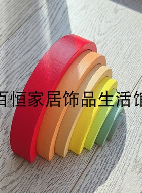 儿童房桌面婴儿童早教蒙氏教具积木CE拼装宝宝益智力女孩男孩玩具