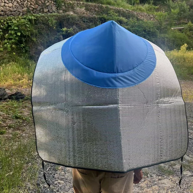 Summer sunshade and thermal insulation tea picking sun protection hat