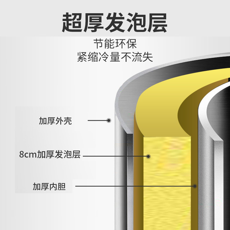 安柯仕包子水饺慕斯速冻柜商用冰箱风冷无霜-45°C插盘急速冷冻柜-图1