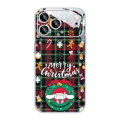 适用苹果iPhone17promax手机壳16plus凯蒂猫15玉桂狗14PRO圣诞新款13pm卡通12mini创意11秋冬17air玻璃保护套 - 图3