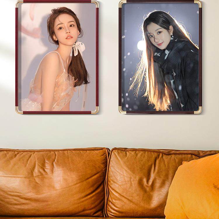 仿铜角实木相框空框加打印照片定制高级感任意尺寸冲洗相册画挂墙,淘宝优惠券,粉丝福利购,淘宝优惠卷