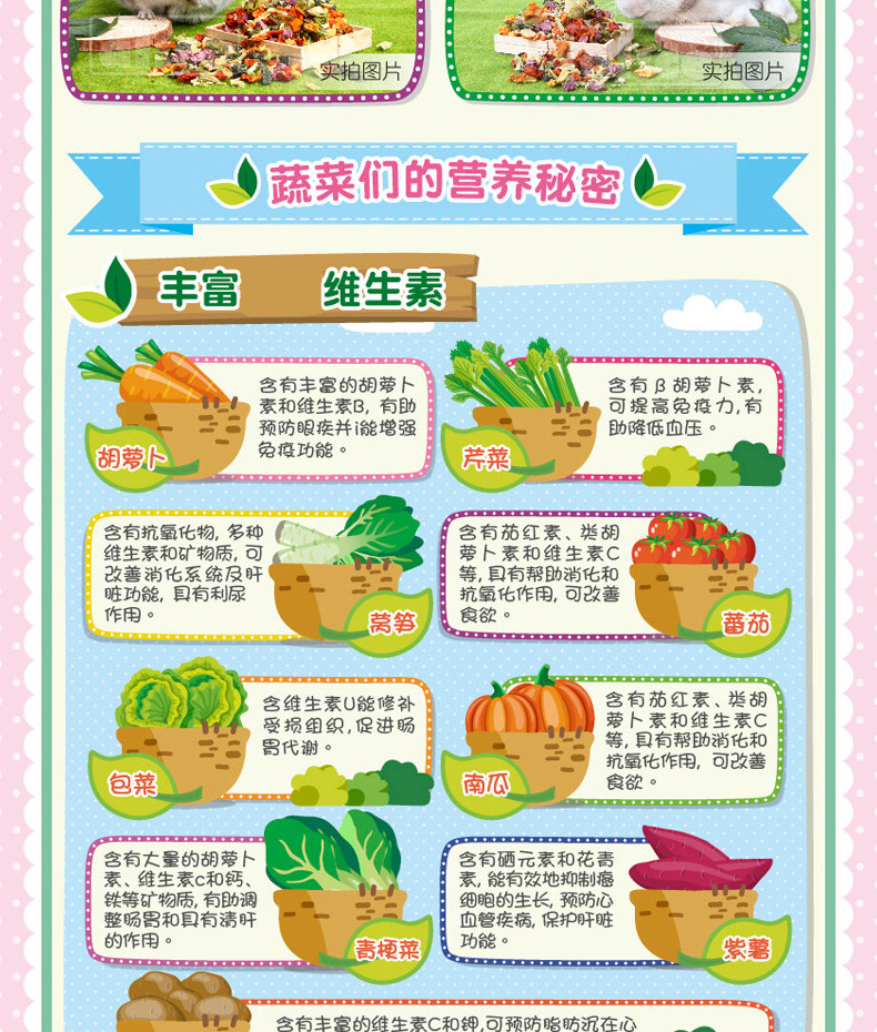 蔬菜水果干兔子龙猫仓鼠荷兰猪营养磨牙零食搭配粮食兔兔零食用品,淘宝优惠券,粉丝福利购,淘宝优惠卷