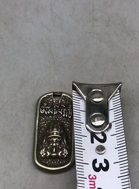 藏式手工利马铜扎基拉姆佛牌挂件吊坠文玩佛珠手串卡子配饰侧挂