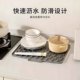 Countertop slope silicone drain pad kitchen anti-scalding insulation pot pad thickened countertop pad anti-slip cutting board fixing pad