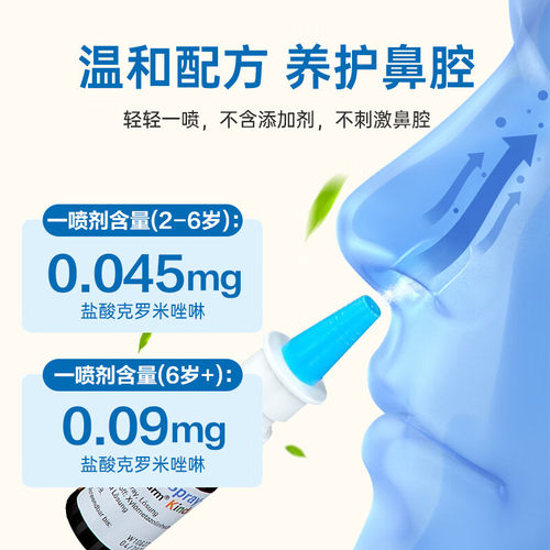 德国ratiopharm进口鼻炎喷雾鼻喷过敏性缓解鼻塞儿童成人孕妇10ml - 图2