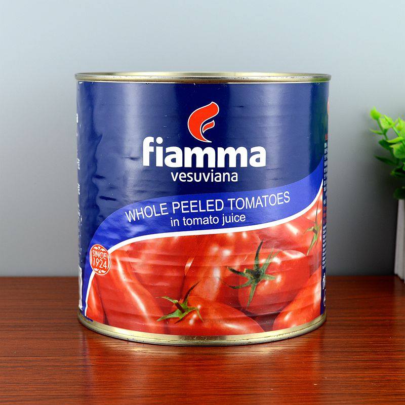 意大利进口火山去皮整番茄罐头400g2.55kg小番茄去皮茄意大利面酱,淘宝优惠券,粉丝福利购,淘宝优惠卷