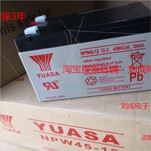 汤浅YUASA NPW45-12 UPS不间断电源 门禁供电12V 9AH 电瓶 蓄电池 - 图0