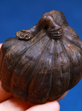 【莲蓬】文莱老料沉香雕刻手把件件沉香吊坠挂件保真文玩挂件