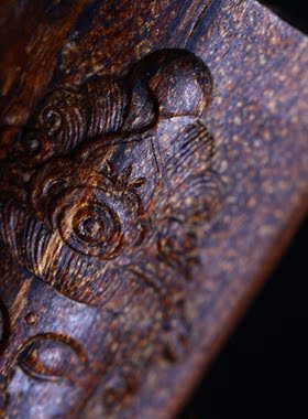 正区越南惠安雕刻件【观音】沉香吊坠挂件保真文玩男女款吊坠