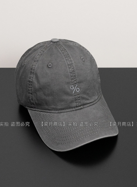 [梁月商店]灰色大头围棒球帽