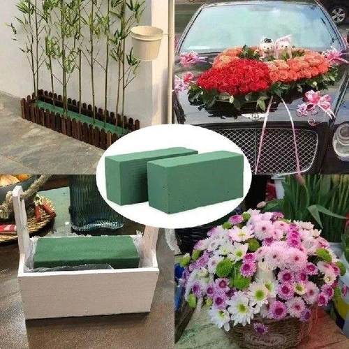 Artificial Flowers 6PCS Floral Foam Brick Flower Packing - 图3