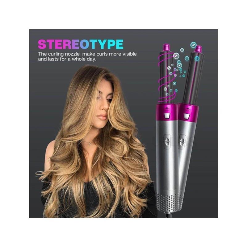 1000W Electric Hair Dryer with Curling Iron 5In1 Hair Curler - 图3