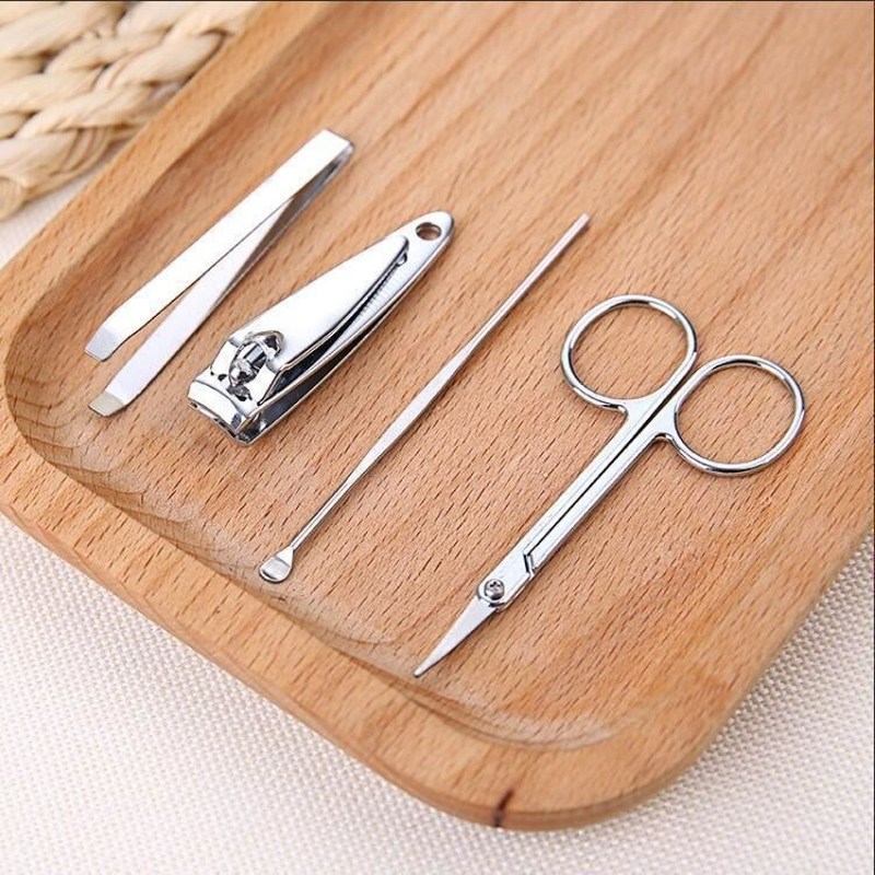 Mini box four-piece stainless steel nail clippers nail - 图1