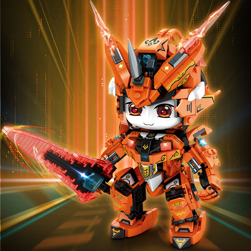 十二生肖马机甲拼装积木适用于乐高男孩系列儿童拼图玩具6到12岁,淘宝优惠券,粉丝福利购,淘宝优惠卷