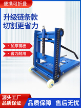 Manual brick cutting machine new thickened abrasion-proof fine tuning hand press type foam brick brick-cutting machine aerated block cutting machine