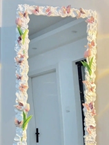 Mirror Edge Trim Border Body Mirror Ins Wind Floor Mirror Diy Retrofit Material Bubble handmade Cosmetic Mirror