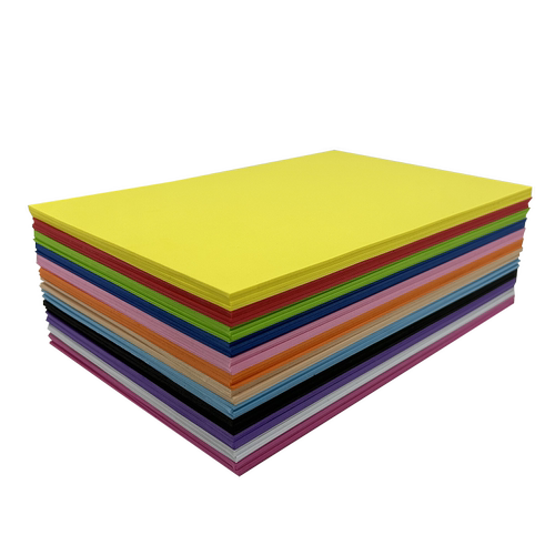 38度彩色EVA泡棉材料A级环保泡沫板网红ins手工蝴蝶结海绵纸DIY儿童玩具爬行垫幼儿园手工泡沫纸贴画婚礼装饰 - 图3