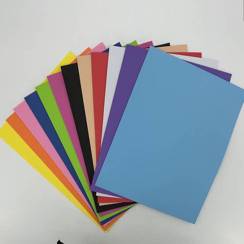 38度彩色EVA泡棉材料A级环保泡沫板网红ins手工蝴蝶结海绵纸DIY儿童玩具爬行垫幼儿园手工泡沫纸贴画婚礼装饰 - 图1