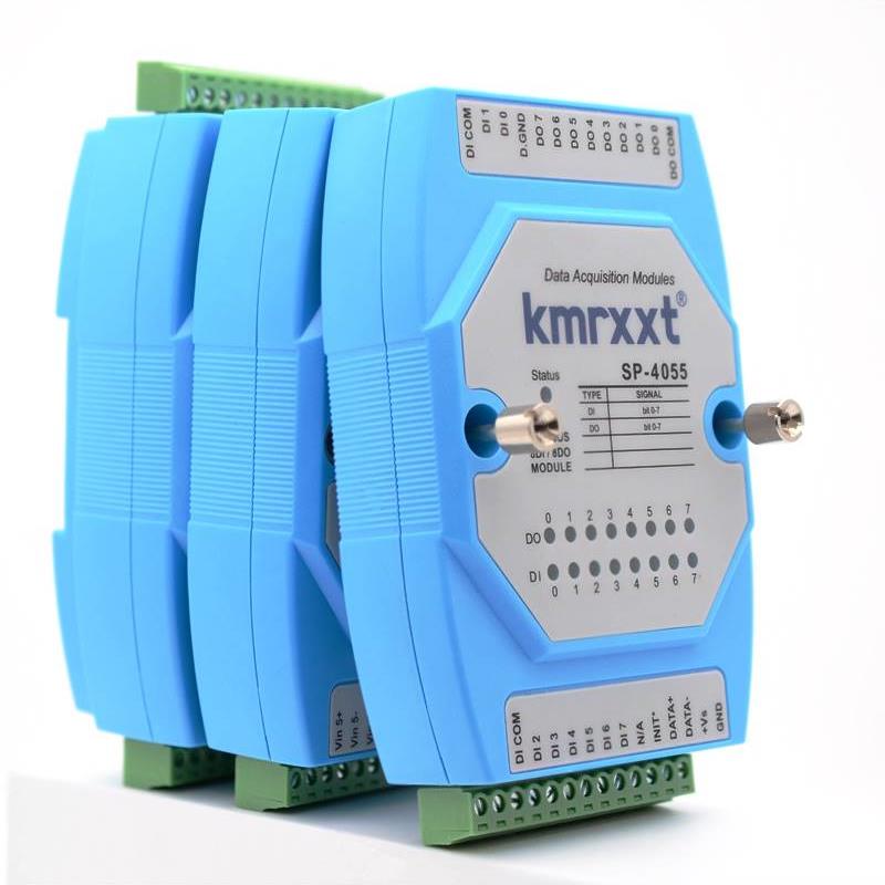 数字量io采集模块转rs485modbus 16路开关量输入输出隔离DAM4055 - 图2