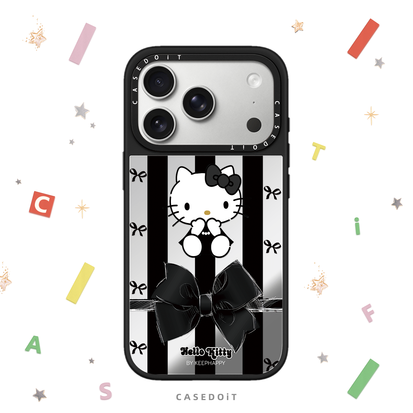 C家MagSafe磁吸黑白小香风Kitty猫适用iphone17手机壳16promax苹果15pro镜面14plus日韩ins时尚13/Air/12,淘宝优惠券,粉丝福利购,淘宝优惠卷